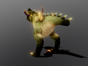 wild creature Modelo 3D