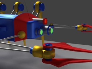 mechanic scorpion 01 Modelo 3D