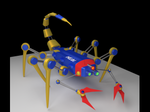 mechanic scorpion 01 3D Model