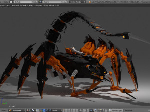 robot scorpion rsf-1 3D Model