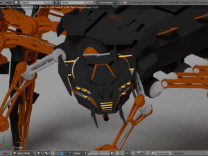 robot scorpion rsf-1 Model 3D
