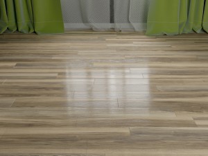 curtain room set Model 3D