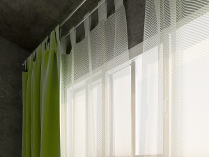 curtain room set Model 3D