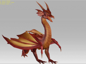 legendary dragon 3D मॉडल