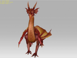 legendary dragon 3D मॉडल