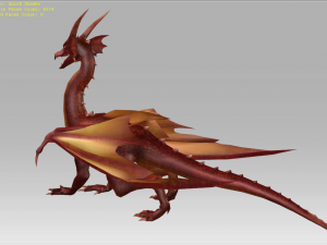 legendary dragon 3D मॉडल
