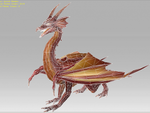 legendary dragon 3D मॉडल