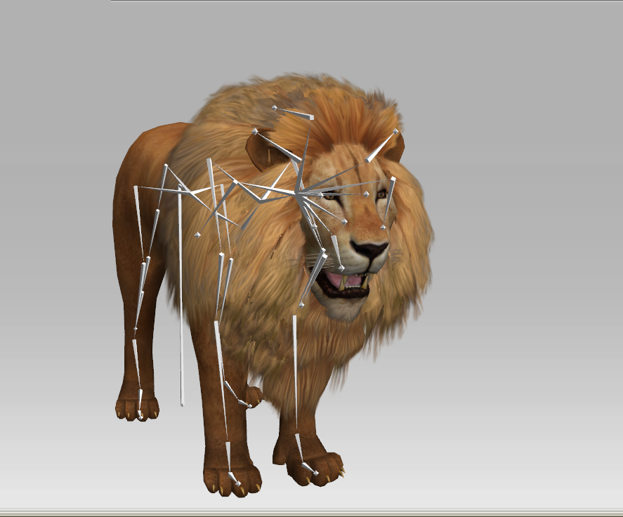 3D Lion 3D Model in Other 3DExport