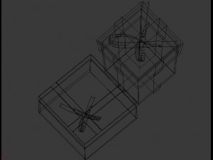 low poly gift boxes of both cubical and rectangular cuboid form for party decorations Modelo 3D