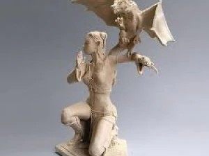 woman with the dragon 3D Model