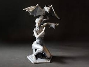 woman with the dragon 3D मॉडल