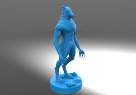 wolfman 3D मॉडल .c4d .max .obj .3ds .fbx .stl .blend 