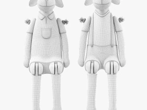 decorative sheep figurines 3D Model