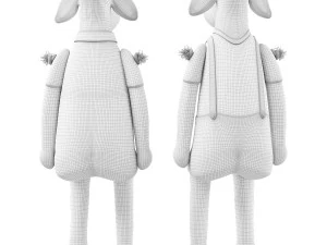 decorative sheep figurines 3D Model