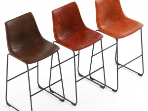 centiar adan bar stool 3D Model