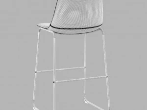 centiar adan bar stool 3D Model