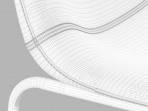 centiar adan bar stool 3D Model