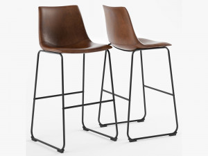 centiar adan bar stool 3D Model