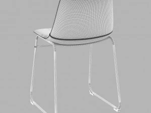 centiar adan dining chair and counter stool 3D Model