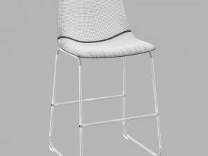 centiar adan dining chair and counter stool 3D Model