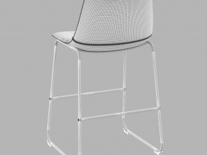centiar adan dining chair and counter stool 3D 模型