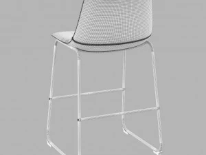 centiar adan dining chair and counter stool 3D Model