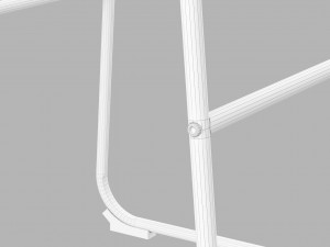 centiar adan dining chair 3D Model