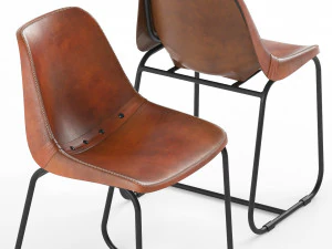 roadhouse dining chair 3D Model