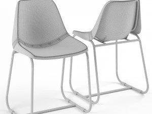 roadhouse dining chair 3D Model