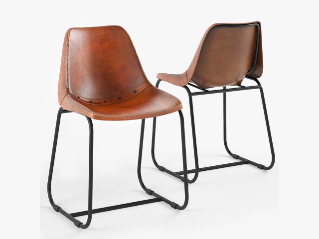roadhouse dining chair Model 3D .c4d .max .obj .3ds .fbx .stl .blend 