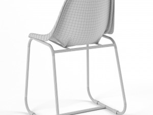 roadhouse dining chair ribbed 3D मॉडल