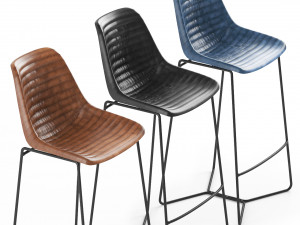 chair and bar stool loft design 4020 and 4023 3D Модель