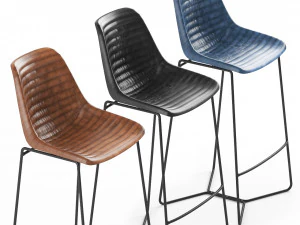 chair and bar stool loft design 4020 and 4023 3D Model
