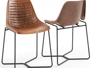 chair and bar stool loft design 4020 and 4023 3D Model