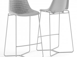 chair and bar stool loft design 4020 and 4023 3D Модель
