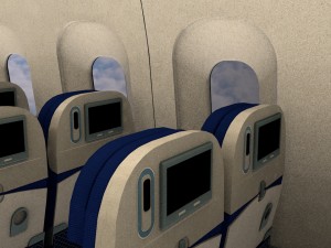 airplane interior Modèle 3D