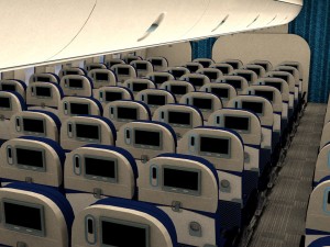 airplane interior Modèle 3D