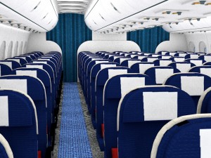 airplane interior Modèle 3D