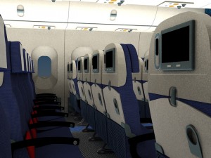 airplane interior Modèle 3D