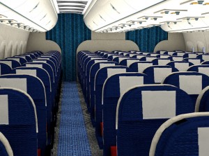 airplane interior Modèle 3D