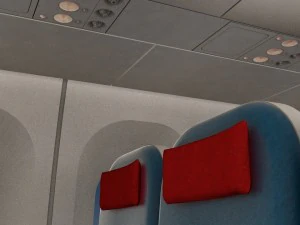 飞机内部 3D 模型