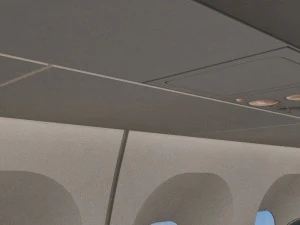 飞机内部 3D 模型