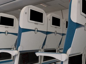 airplane interior 3D 模型
