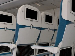 飞机内部 3D 模型