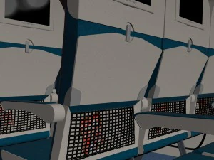 飞机内部 3D 模型