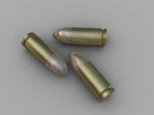 9mm bullet Modello 3D