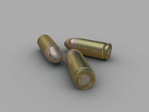 9mm bullet Modello 3D