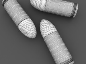9mm bullet Modello 3D