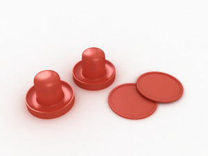 air hockey paddle 3D Model