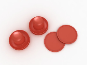 air hockey paddle 3D 모델